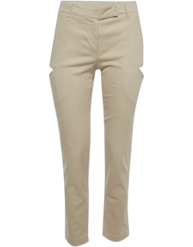 Gabardine Straight Fit Trousers