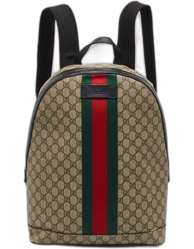 Sherry Line Canvas And Leather Backpack