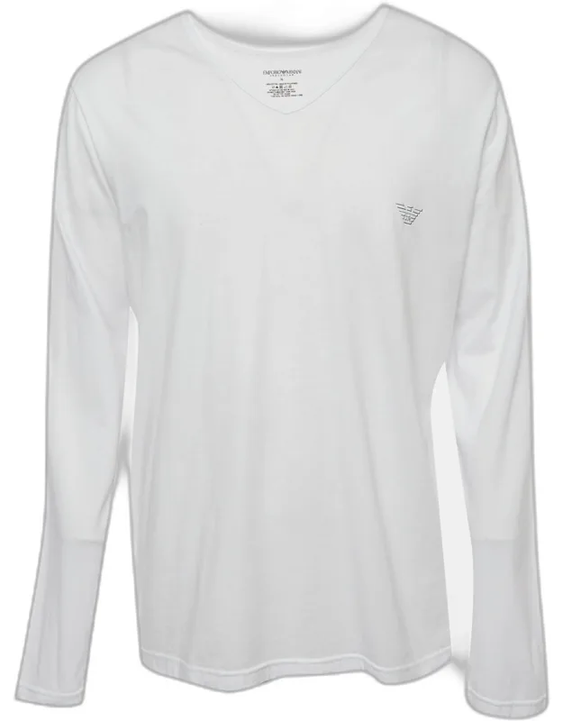Jersey Long Sleeve V-neck T-shirt