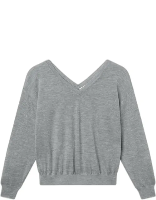 Cashmere V-neck Sweater