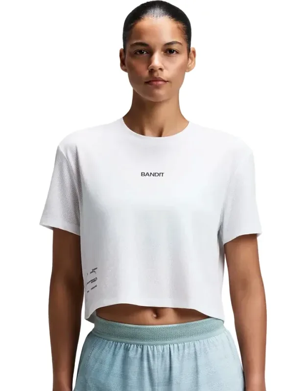 Micromesh Cropped Run Tee