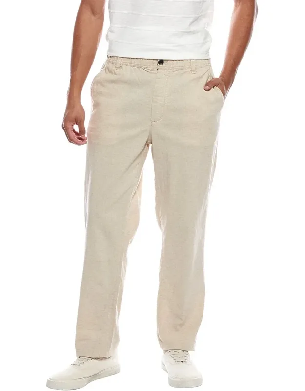 Classic Linen-blend Pants
