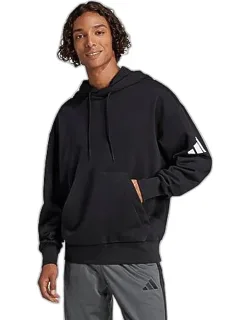 Essentials 3-bar Logo Loose French Terry Hoodie