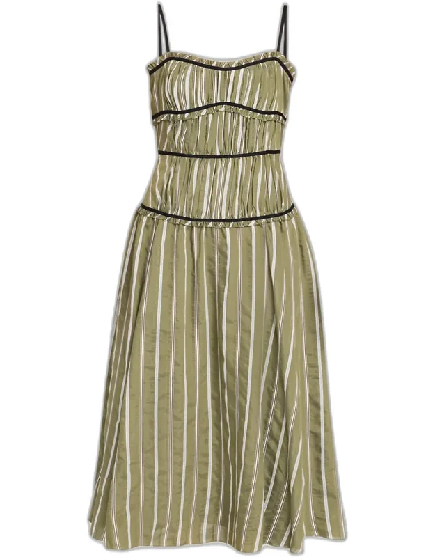 Striped Maxi Dress
