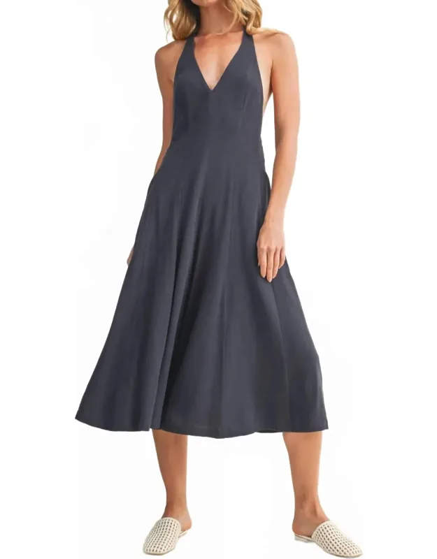 Halter Wide-leg Jumpsuit