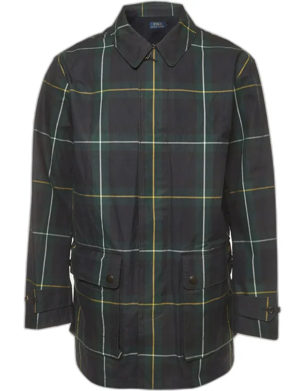 Campbell Plaid Cotton Beaufort Walking Coat