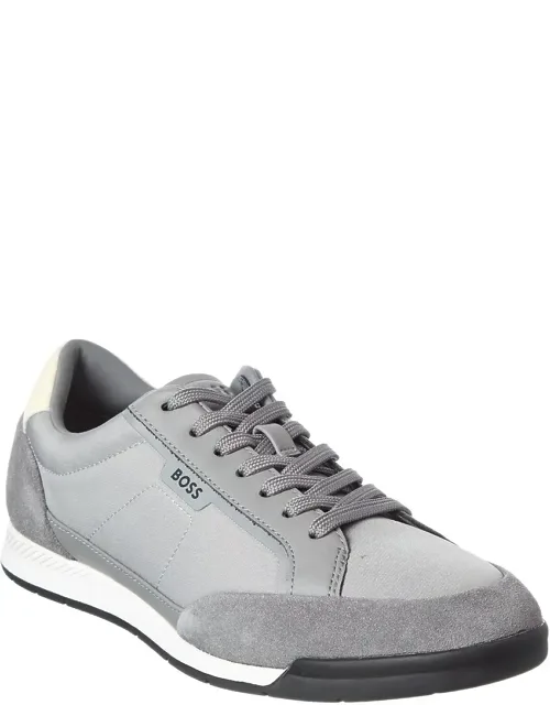 Suede-trim Sneakers