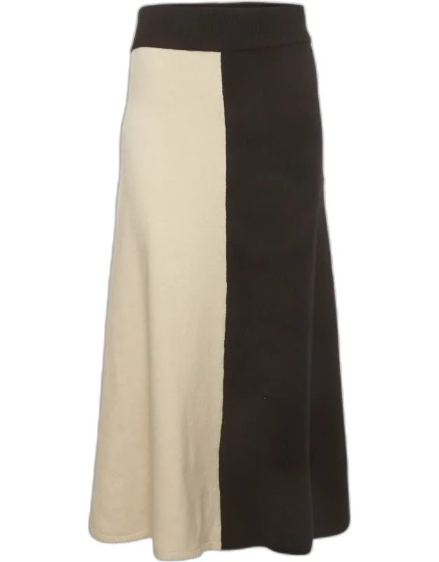 Knit A-line Midi Skirt
