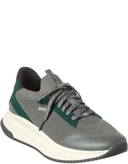 Ttnm Evo Suede-trim Running Sneakers