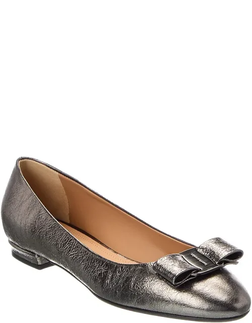Leather Ballerina Flats