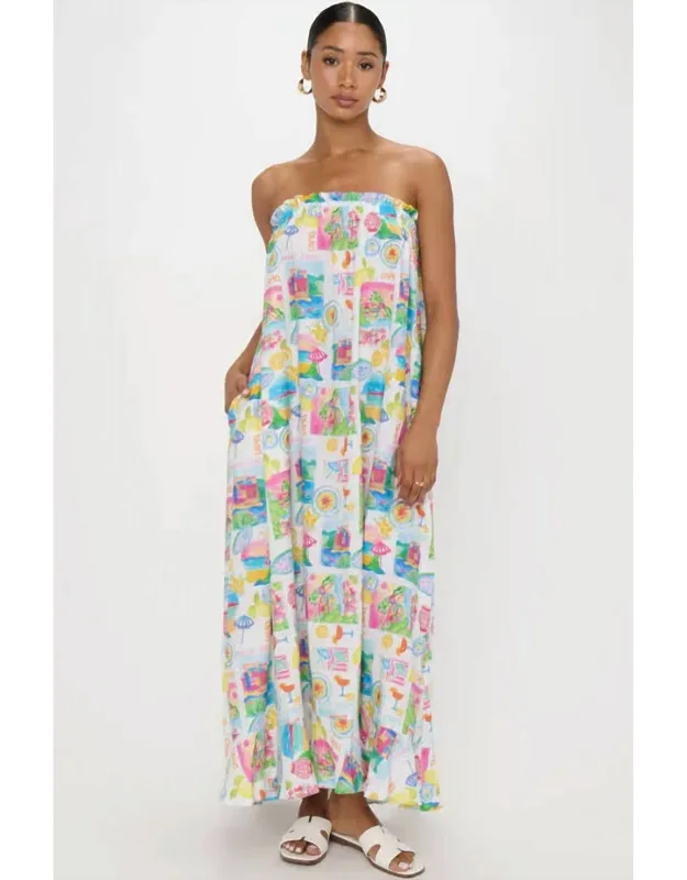 Around The World Maxi Dress