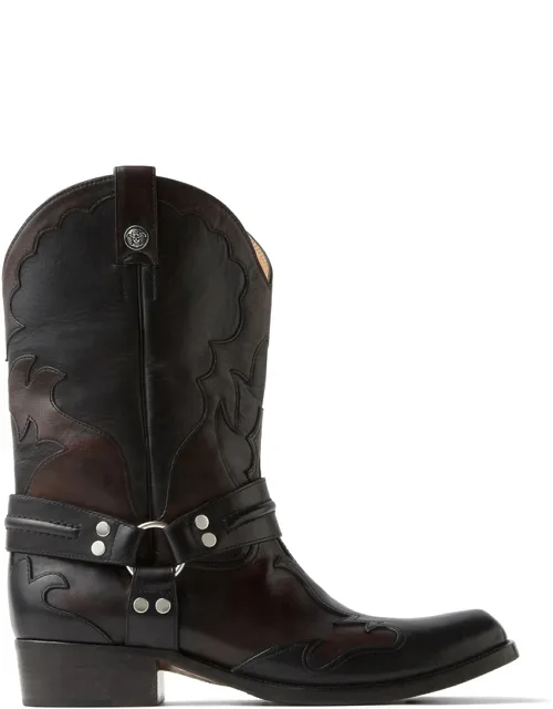 Sylvester Leather Texan Boots