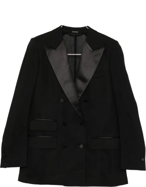 Double-breasted Buttoned Blazer