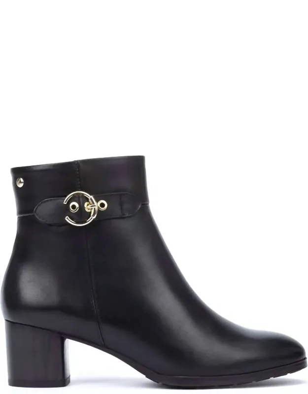 Ankle Boots With Buckle