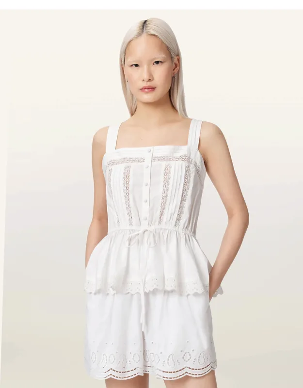 Gwen Boxy Lace Top