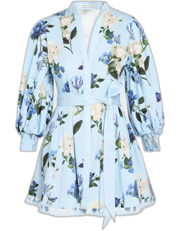 Belted Mini Shirtdress