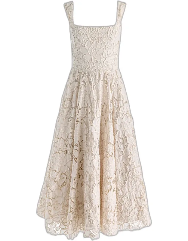 Floral Embroidered Maxi Dress