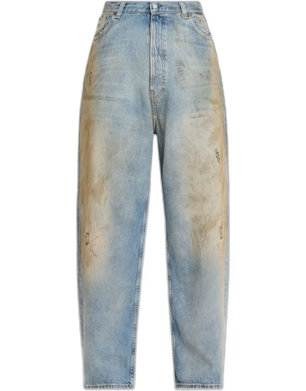 2023 U Penicil Dirty-effect Jeans