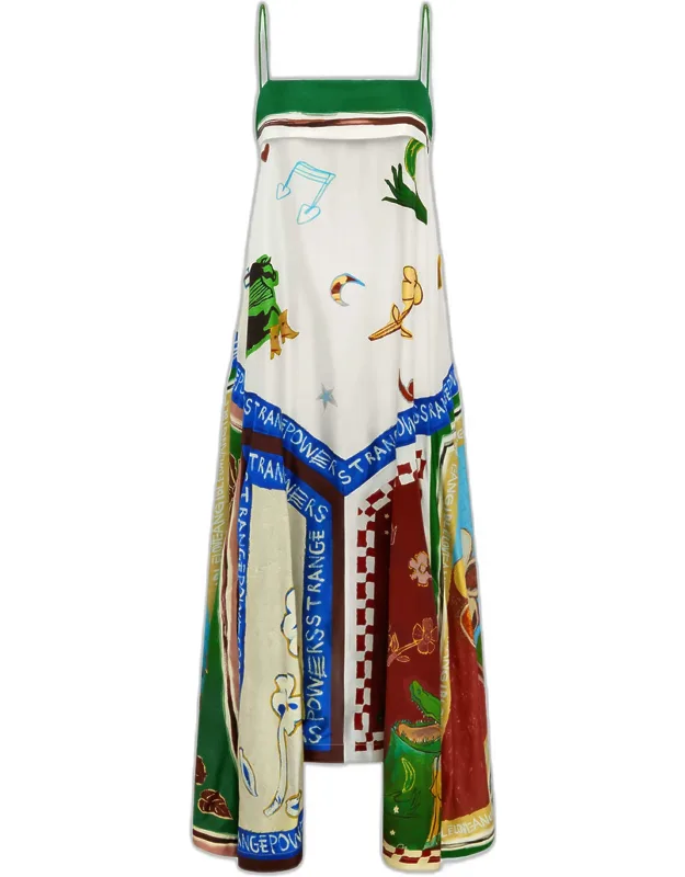 Tangible Love Silk Midi Dress