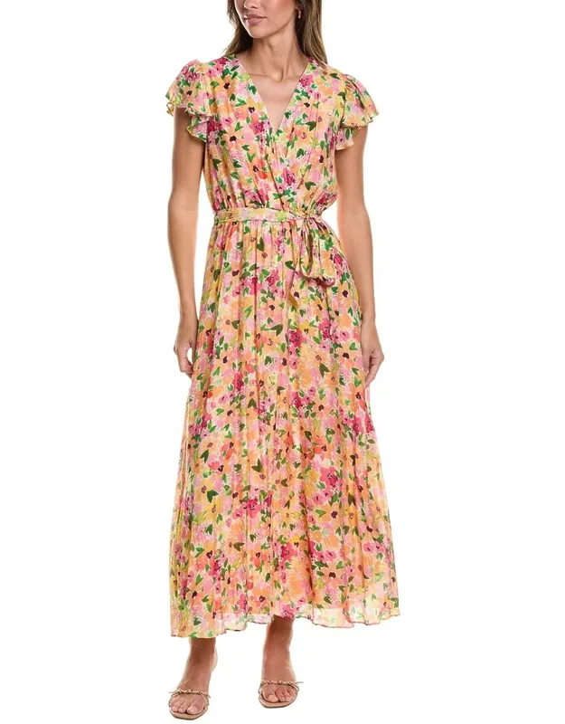 Wrap Front Maxi Dress