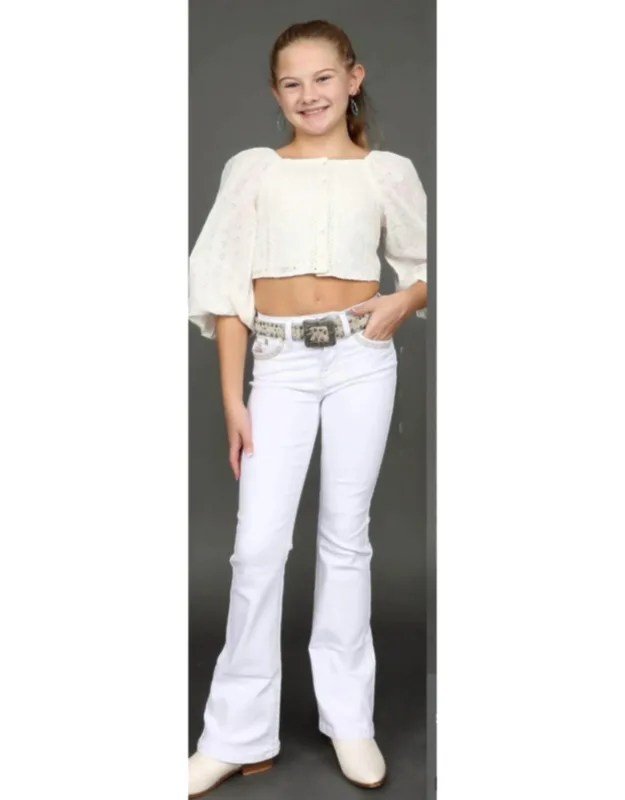 Rhinestone Bootcut Jeans