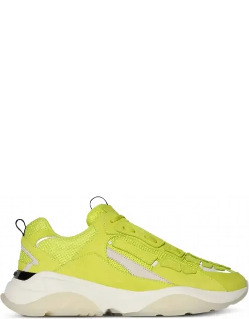 Volt And Reflective Skeleton Bone Runner Sneakers