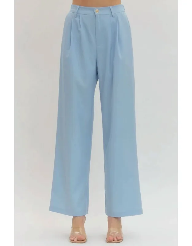 Straight Leg Trousers