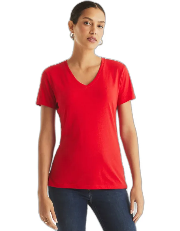 Sustainably Crafted V-neck Deck T-shirt