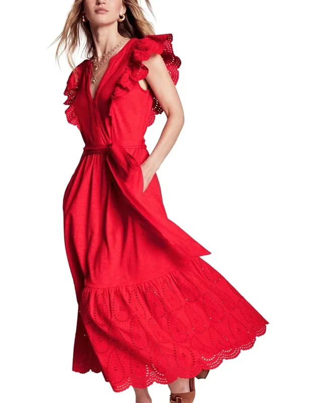 Ruffle Midi Dress