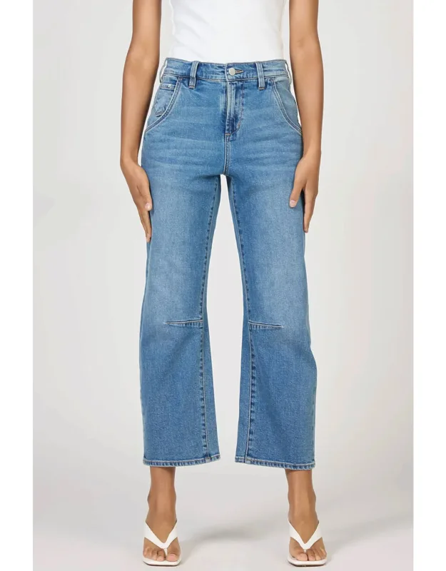 Lasso High Rise Barrel Leg Jeans