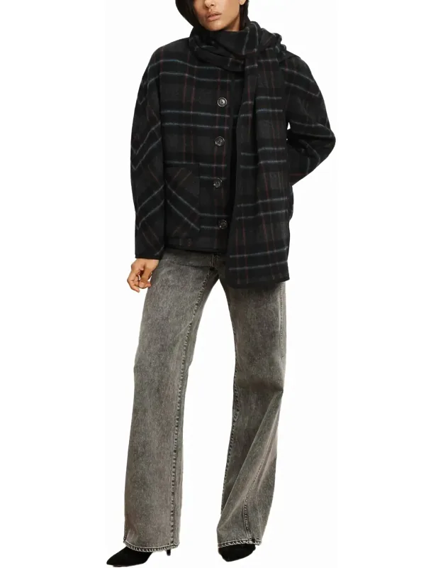 Martine Dickey Scarf Coat