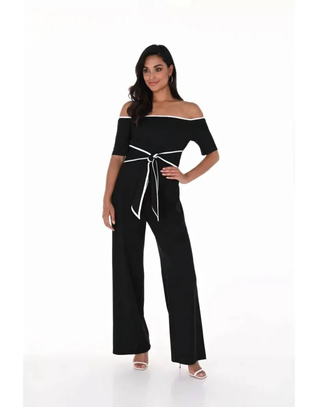 Open Shoulder Jumpsuit