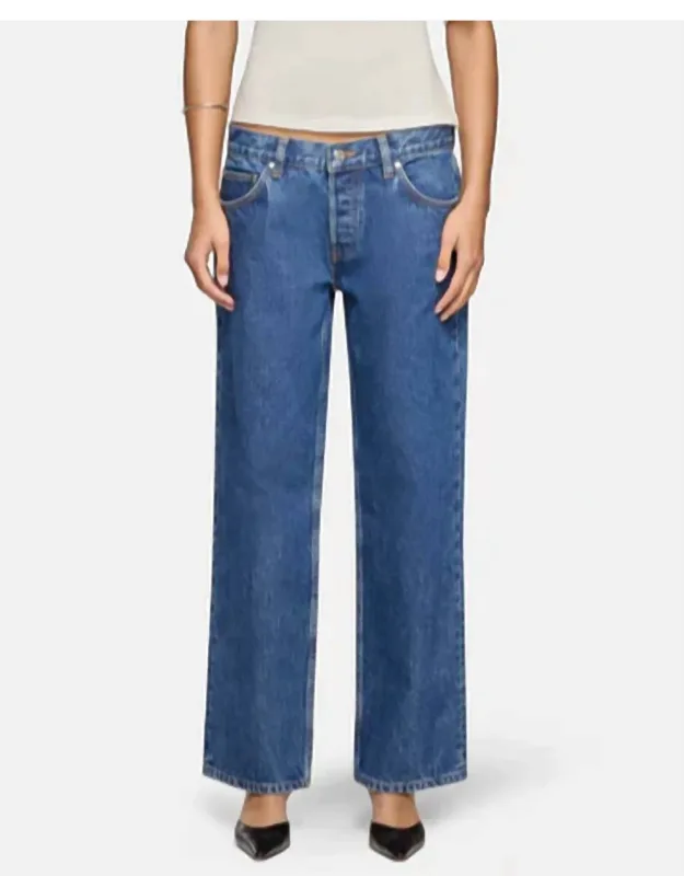 Cropped Low Rise Baggy Jeans