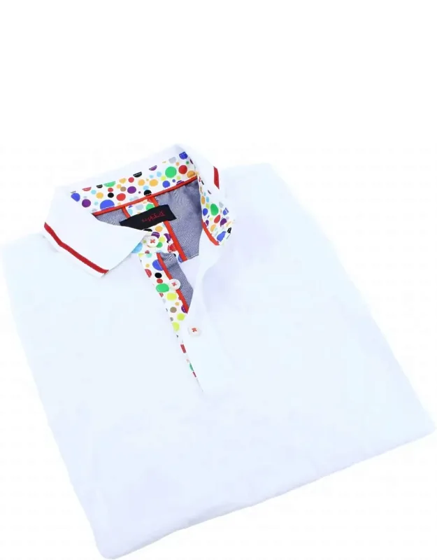Polo Shirt With Colorful Trim