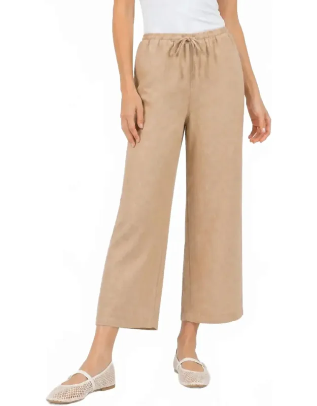 Ease Drawstring Crop Pants