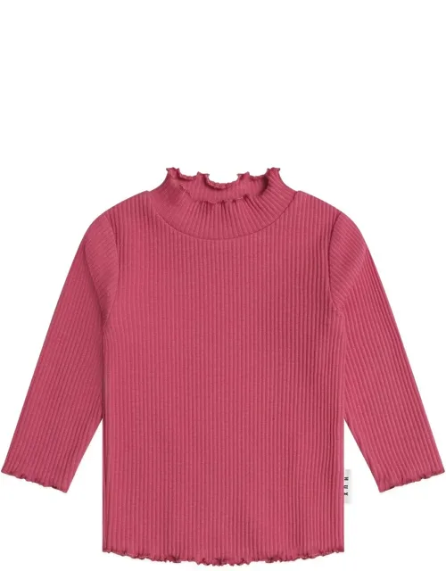 Cherry Rib Skivvy Top