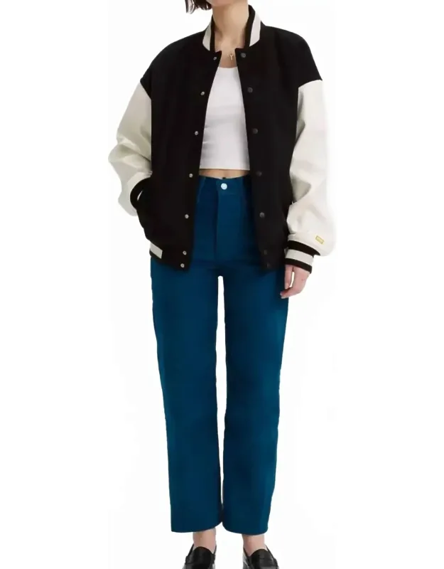 Premium Corduroy Ribcage Ankle Pants