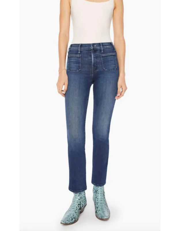 Patch Pocket Insider Flood Jeans