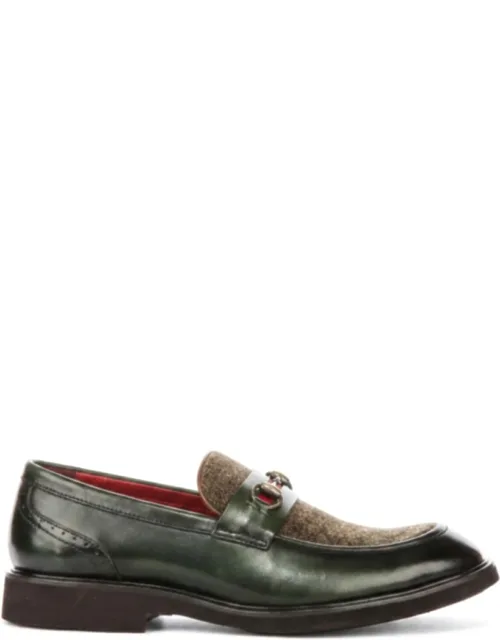 Herringbone Tweed Loafer Shoes