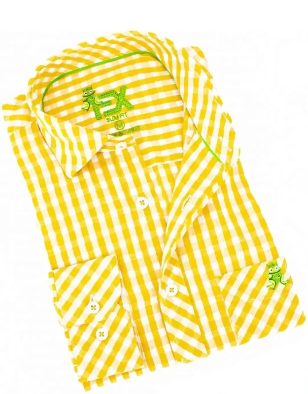Harvard Yard Frog Linen Shirt