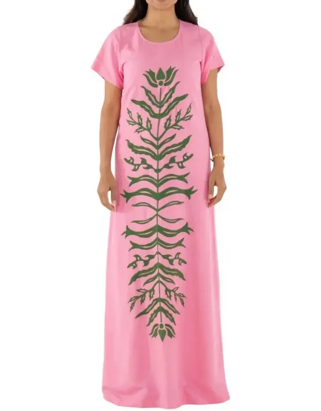 Cornelia Dress With Floral Appliqué