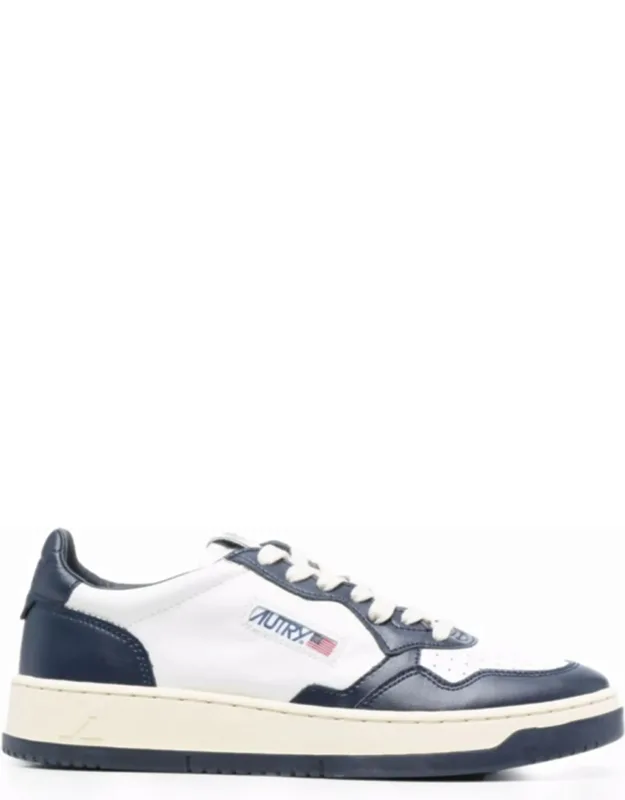 Medalist Low Leather Overlays Sneakers