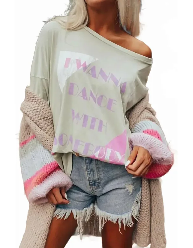Dance With Somebody Long-sleeve Tee