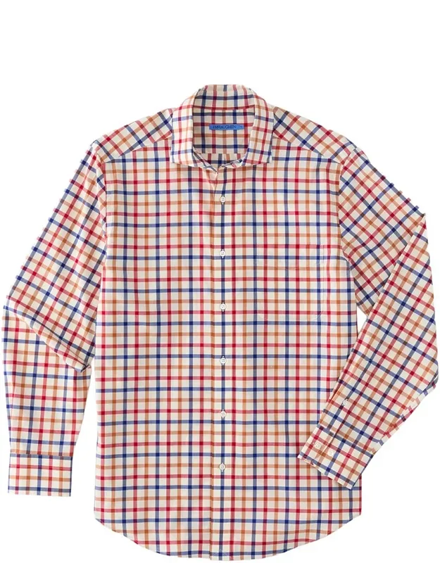 Club Woven Shirt - 100% Cotton Poplin, Machine Wash Cold