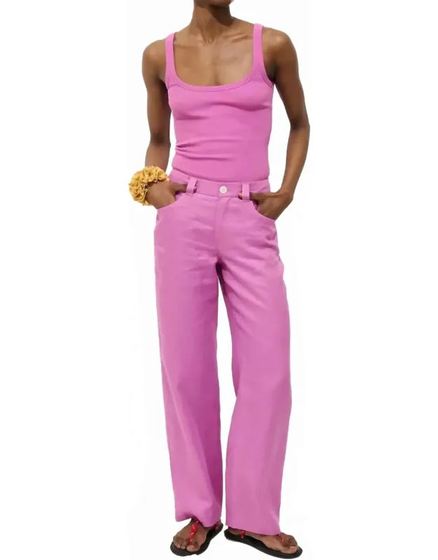 Straight-leg Pants