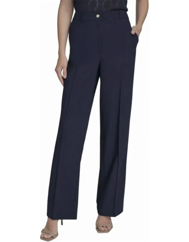 Straight Leg High Rise Pants