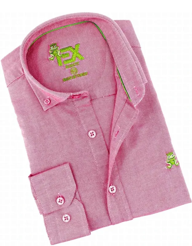 Oxford Frog Button Down Shirt