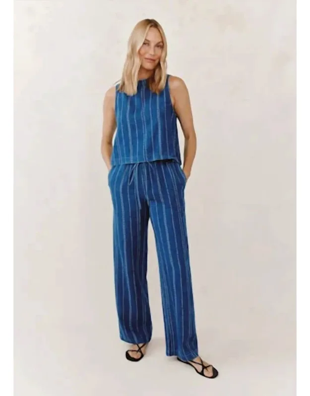 Drawstring Wide Leg Pants