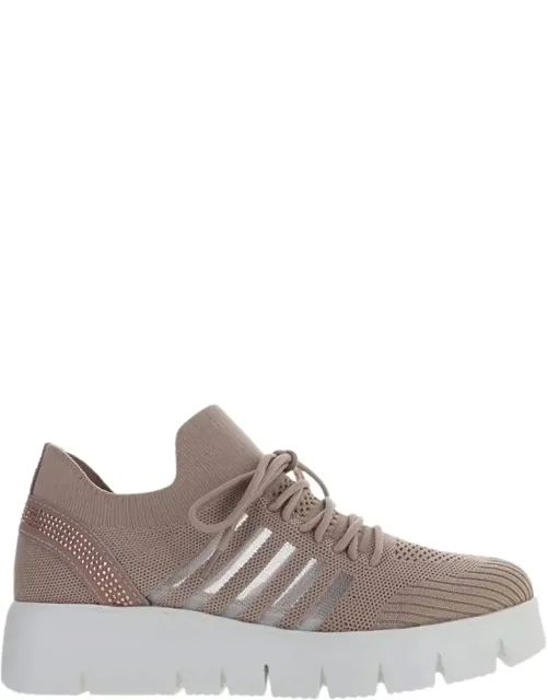Fx Bernice Crystal Lace Up Sneakers
