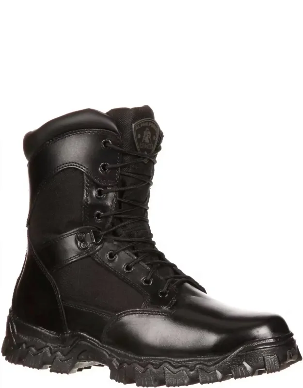 Alpha Force Waterproof 400g Insulated Public Service 8" Boots